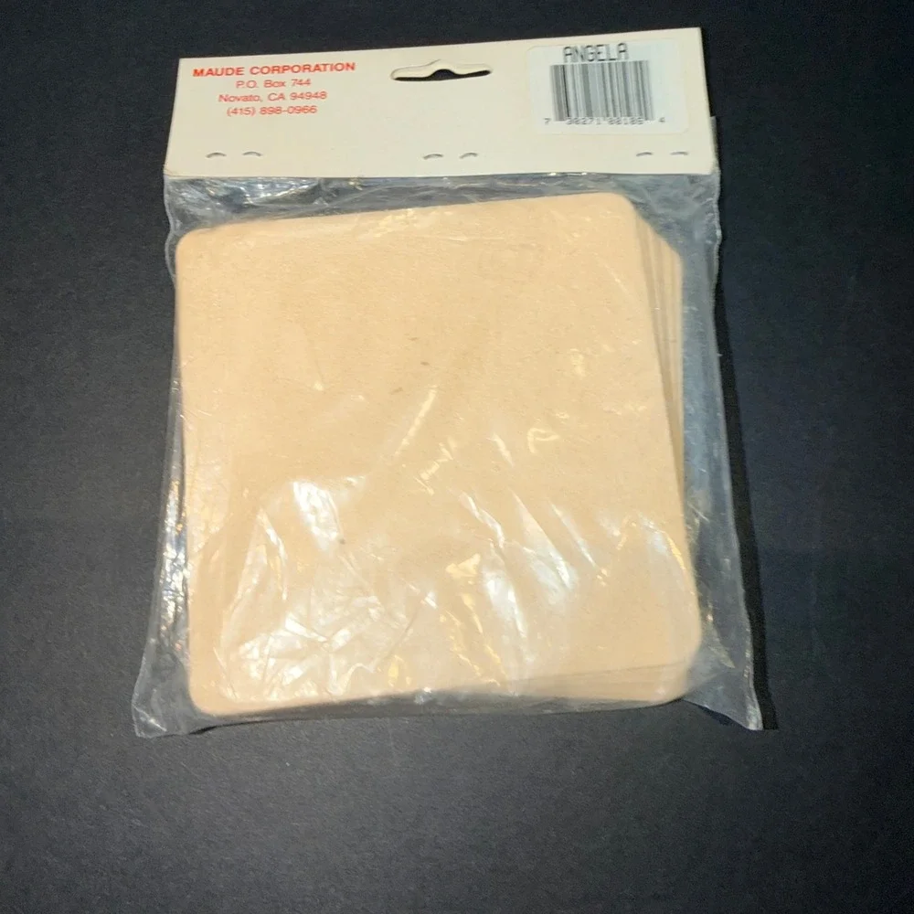 Vintage Maude Corp Angela's Place Beverage Coasters Set New Sealed Made in USA